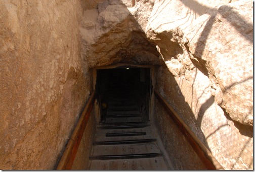 Entrance to the Pyramid of Khafre