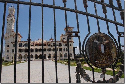 The Montaza Palace in Alexandria, one of the homes of Hosni Mubarak before he was ousted from power