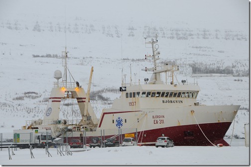 Ship in Akureyri, Iceland