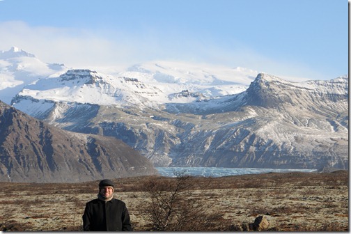 Glacier and Mountains in Iceland Near the Eyjafjallajökull Volcano that Would Later Erupt