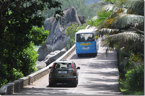 Driving the roads of Mahé Island, Seychelles