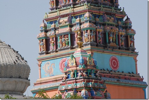 Hindu temple in the countryside of Uttar Pradesh, India