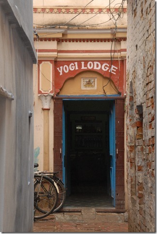 Yogi Lodge, our 'cat nap' location in Varnasi, India