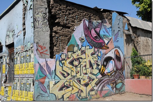 Street murals in Santiago, Chile