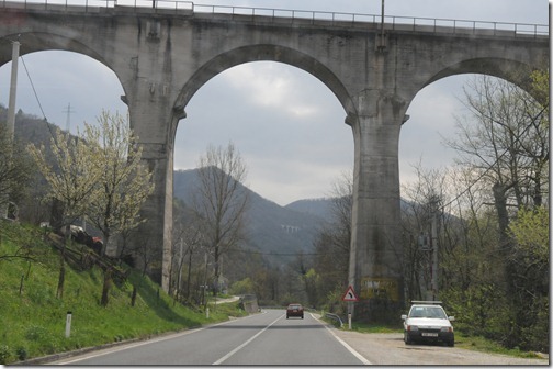 Railway viaduct in the Countryside of Bosnia-Herzegovina