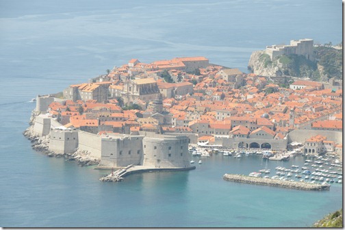 Dubrovnik, Croatia, as Viewed from Above