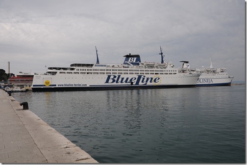 BlueLine Ferry from Split, Croatia, to Ancona, Italy