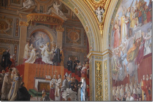 Portion of the ceiling in the Vatican Museum