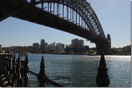 Sydney Harbour Bridge from below