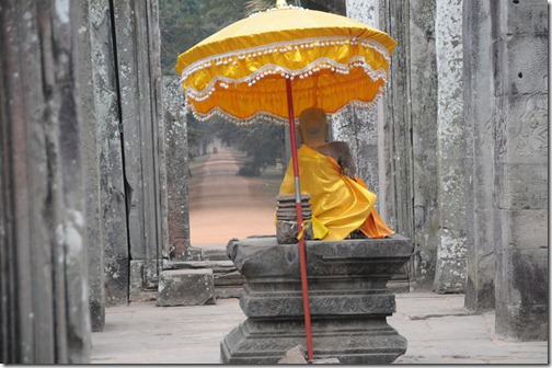 Buddhist Statue at the Bayon Temple, Angkor Thom, Cambodia