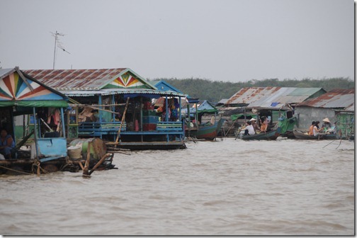 Floating Village of Chong Kneas on Tonlé Sap Lake, Cambodia