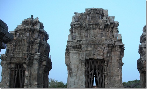 Khmer temple at Phnom Krom, Cambodia