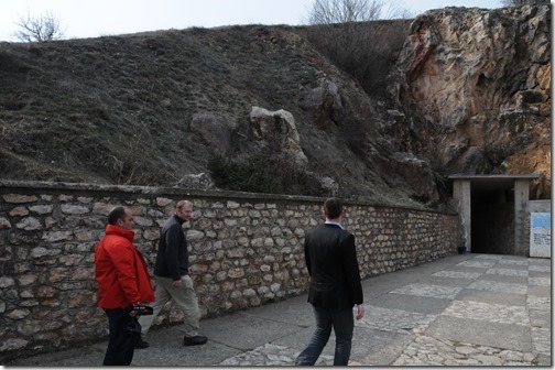 Entrance to the Marble cave (Shpella e Gadimes) in Kosovo