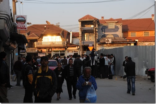 Street scene in Šuto Orizari (Шуто Оризари,) FYRO Macedonia