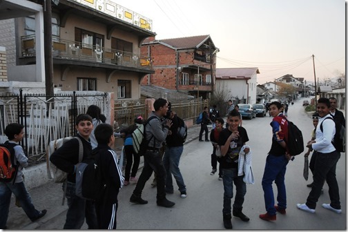 Teenagers in Šuto Orizari (Шуто Оризари,) FYRO Macedonia - The largest Romani (Gypsy) Community in the world
