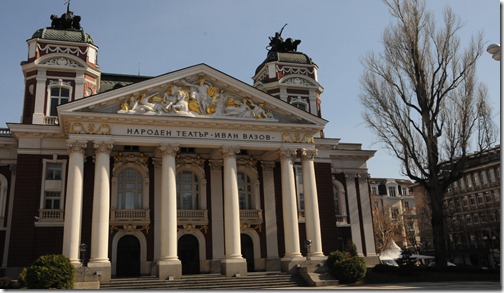 Ivan Vazov National Theater (Народен театър „Иван Вазов“) in Sofia, Bulgaria