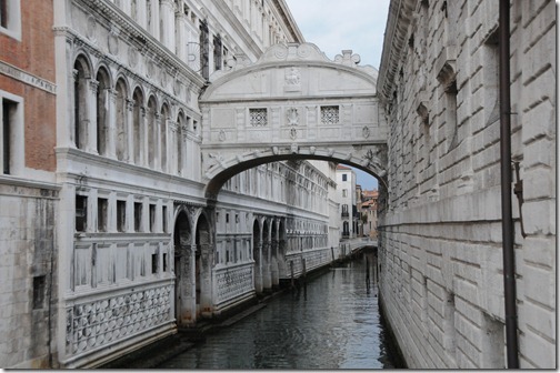 The Bridge of Sighs (Ponte dei Sospiri) in Venice, Italy