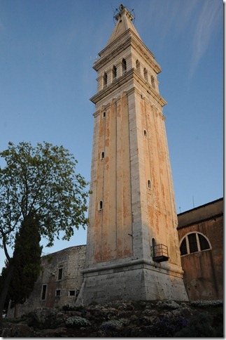 Camanile (Bell Tower) of St. Euphemia's Basilica in Rovinj, Istria, Croatia