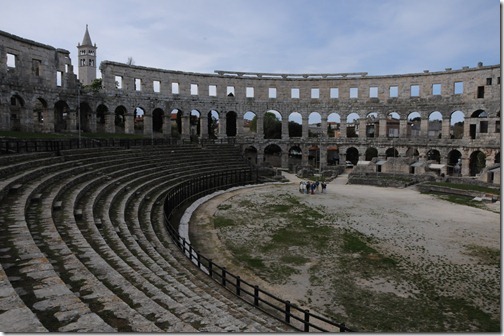 Pula Arena - Ancient Roman Amphitheater in Istria, Croatia
