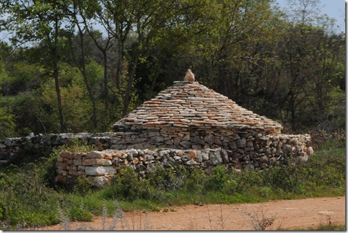 Traditional Istrian stone shepherd's house