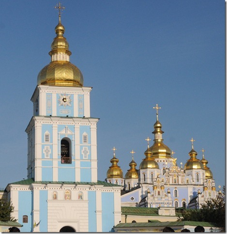 St. Michael’s Gold Domed Monastery (Михайловский златоверхий монастырь) in Kiev, Ukraine