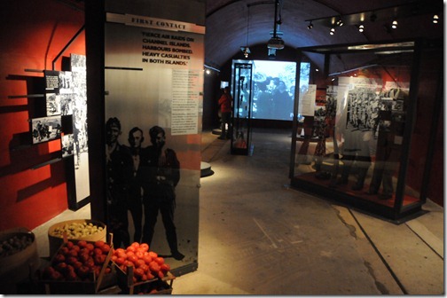 Inside the Jersey War Tunnels (Hohlgangsanlage 8) in Jersey, Channel Islands 