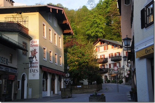 Bavarian buildings in Berchtesgaden, Germany