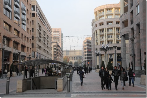 Street life in Yerevan (Երեւան,) Armenia