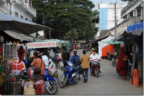 Fake goods market in Tachileik, Burma (Myanmar)
