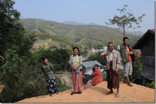 Friendly Ahka villagers near Tachileik, Burma (Myanmar)