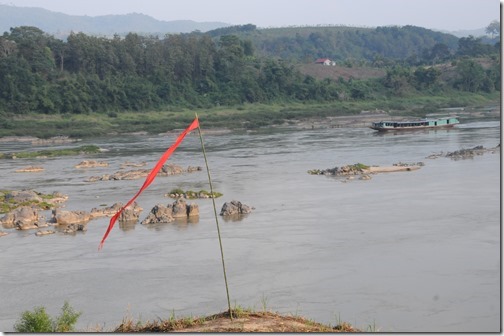 Mekong River on the border between Northern Thailand and Laos