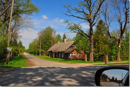 Driving through the Estonian Countryside
