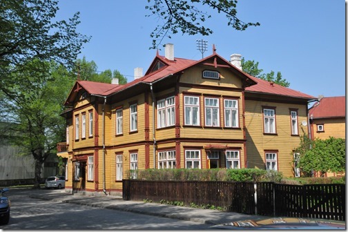 Colorful house in Pärnu, Estonia